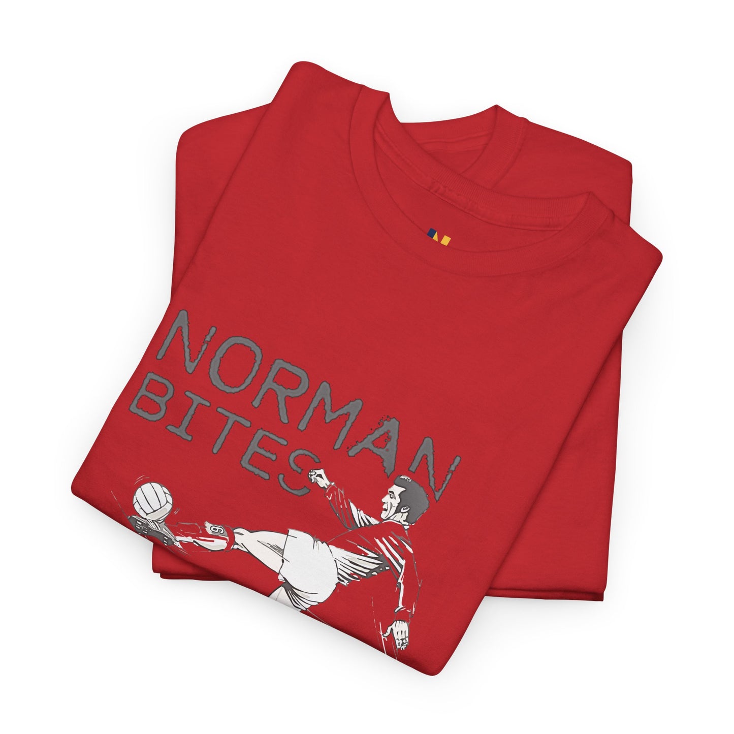 LUFC “Norman Bites Yer Legs” Tee:  Unisex Heavy Cotton Edition