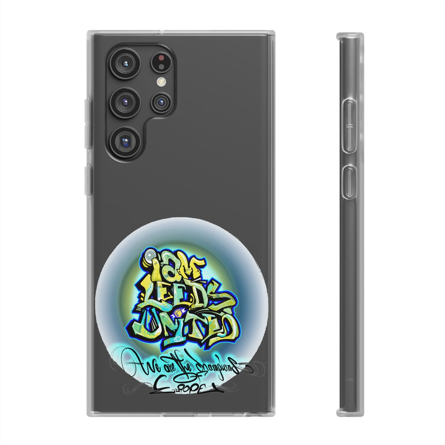 LUFC 'I Am LEEDS UNITED' Retro  Football: Flexi Case