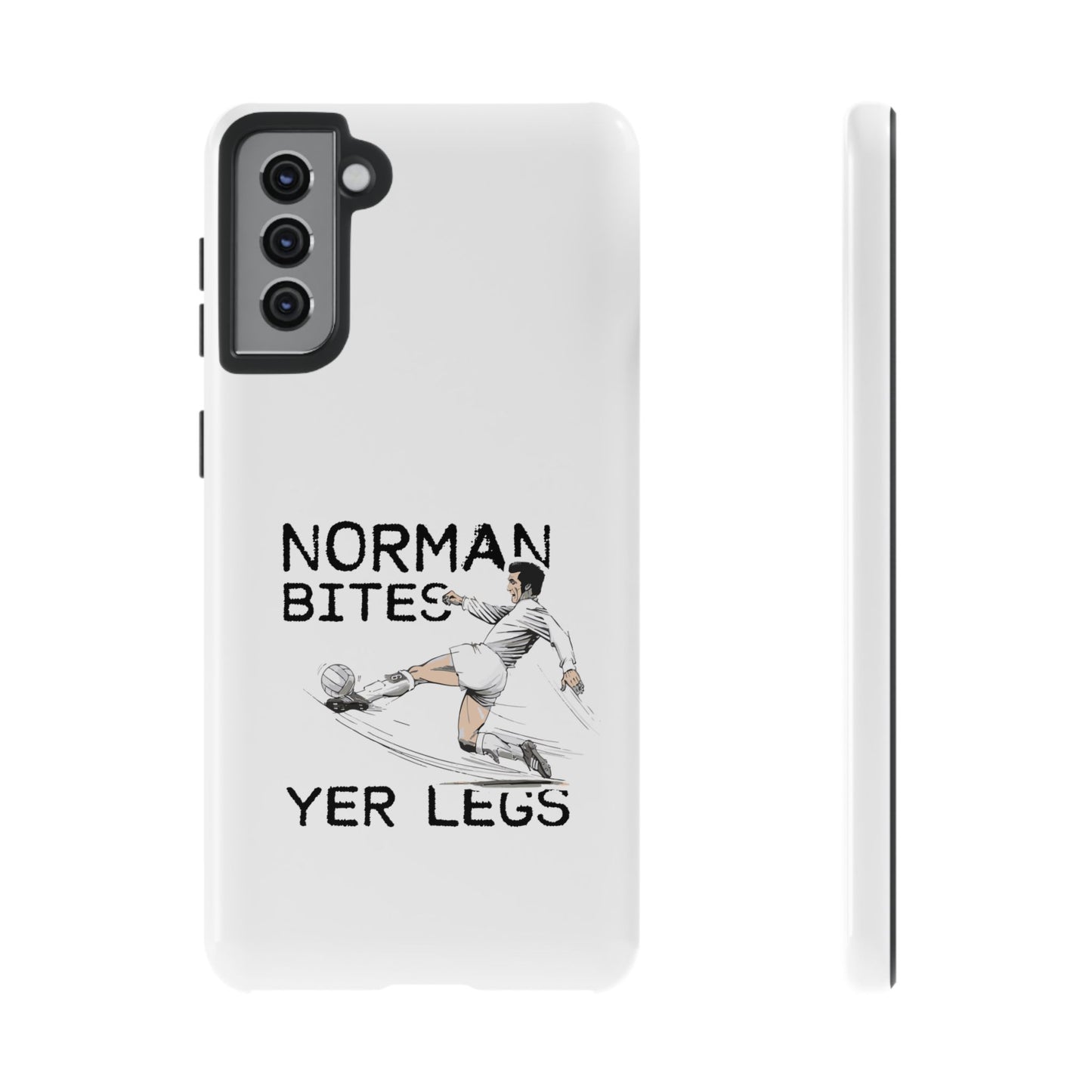 Leeds United NORMAN BITES 'YER  LEGS' Phone Case
