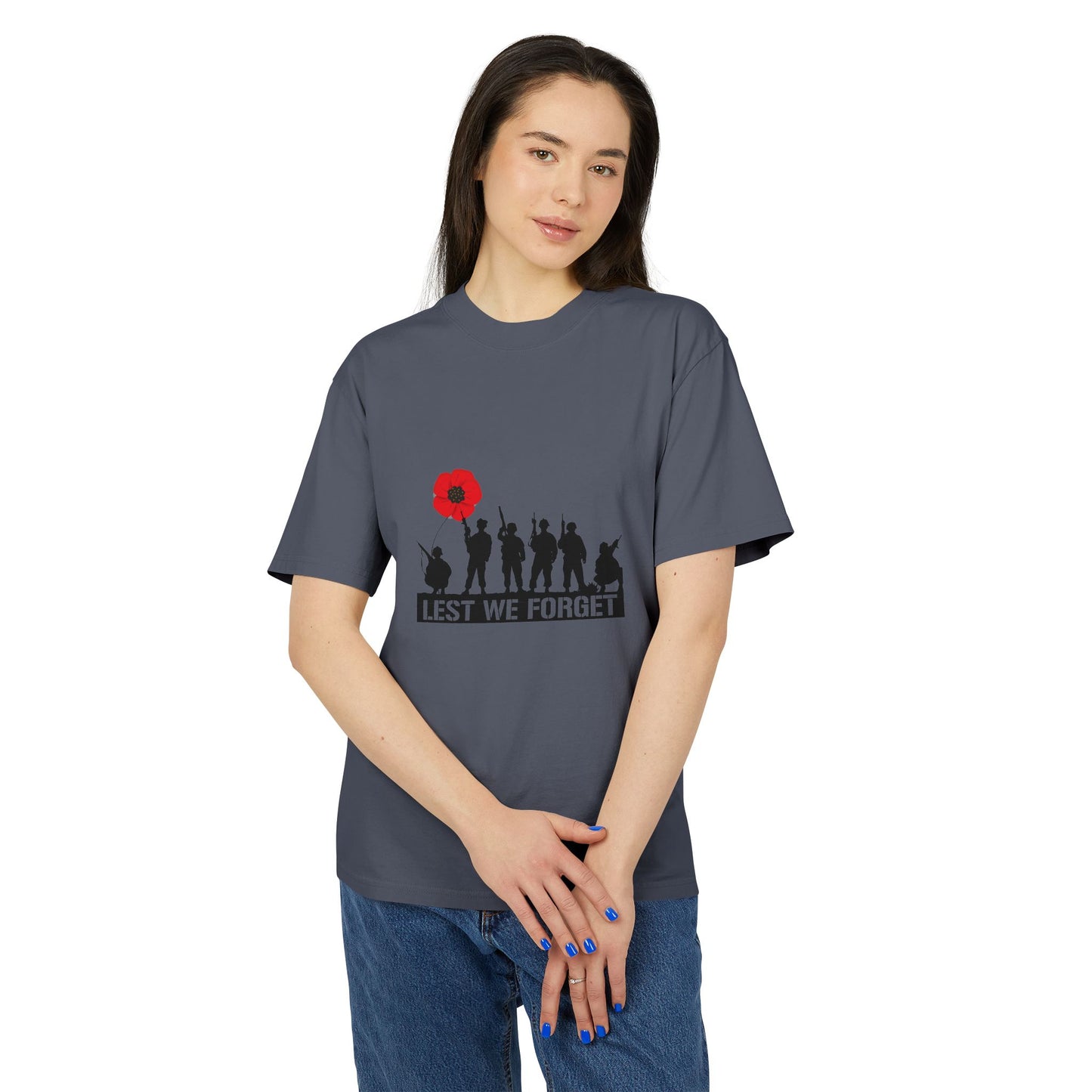 Leeds “Lest We Forget” Heavy Faded  Tee: Unisex Vintage Edition