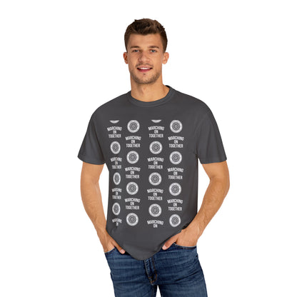 LUFC News Graphic Tee Garment-Dyed Unisex T-Shirt