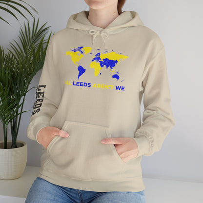 LUFC World Map Hoodie Heavy  Blend™ Unisex