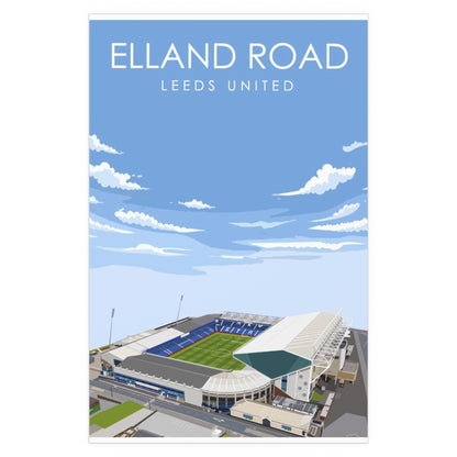 LUFC “Elland Road Leeds United”  Silk Poster