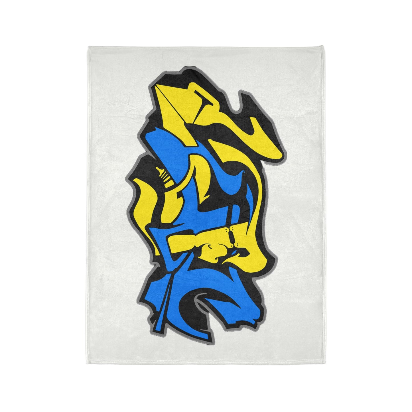 LUFC Graffiti Blanket
