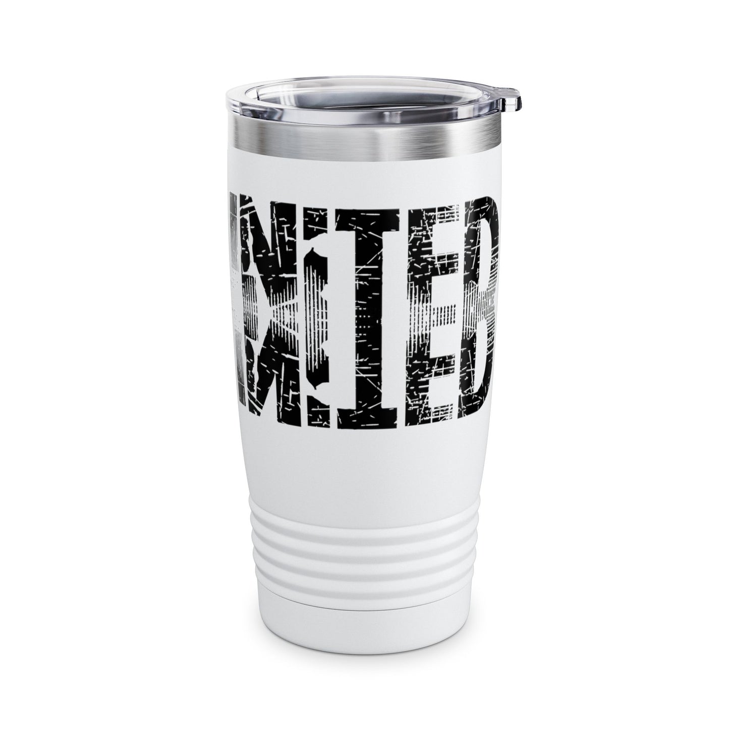 LUFC “Leeds United Pride” Insulated  Ringneck Tumbler: Sleek Travel Mug  for Coffee Lovers