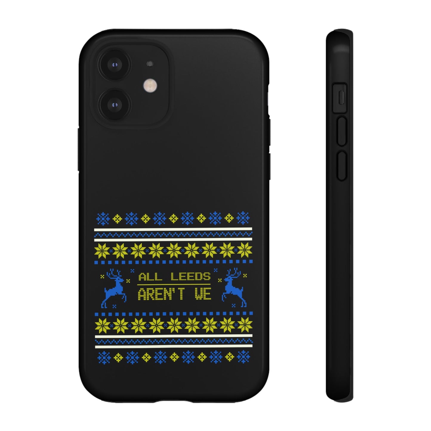 LUFC 'All Leeds Aren't We' Phone  Case: Christmas Edition