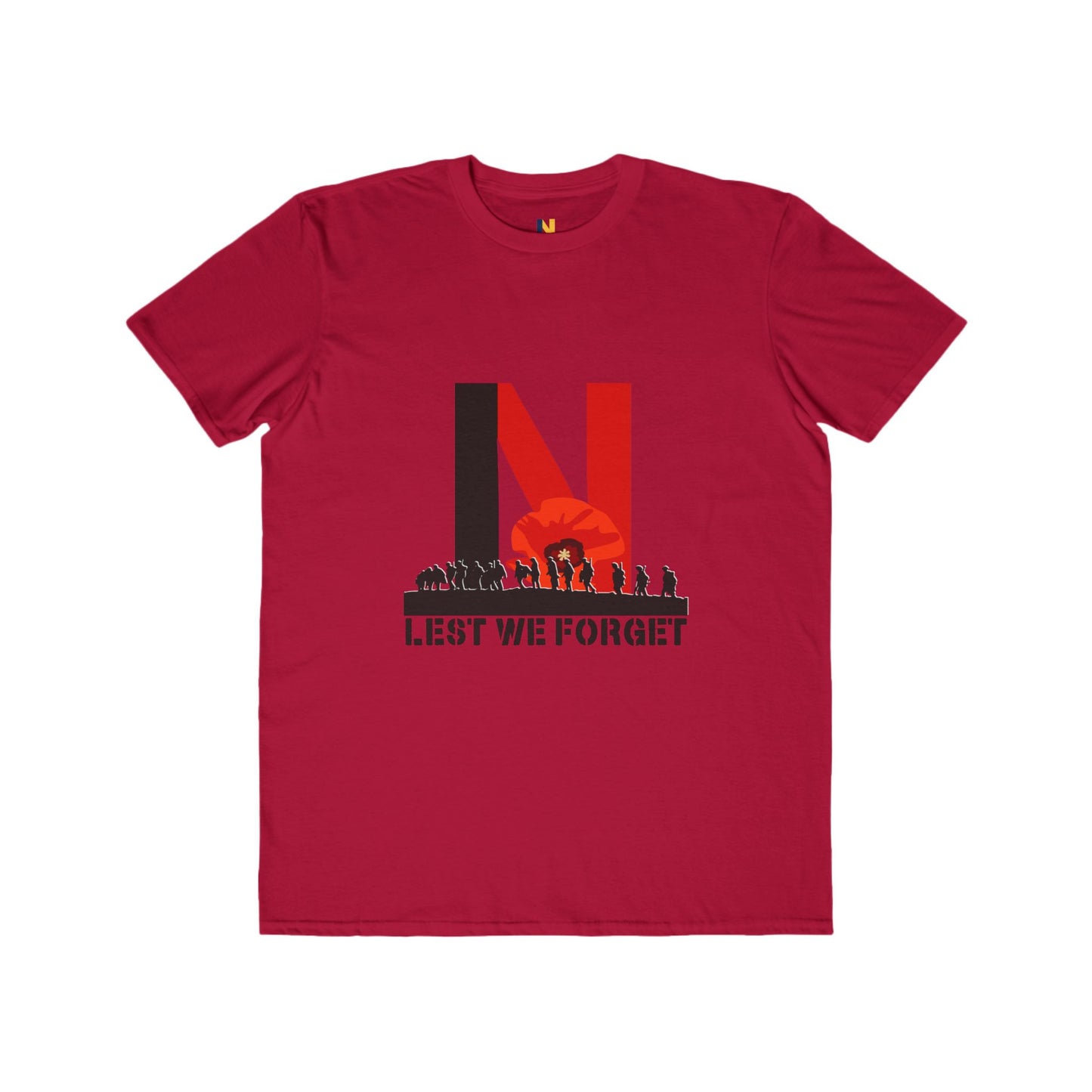 LUFC Men’s “Lest We Forget”  Lightweight Tee: Honor in Every  Thread