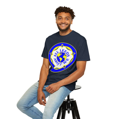LUFC “All Leeds Aren’t We” Globe  Tee: Unisex Supporters Edition