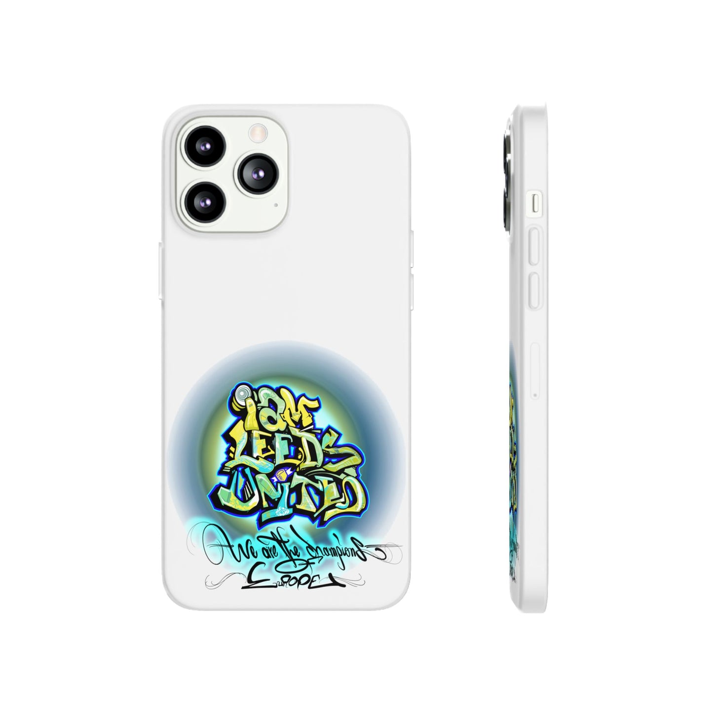 LUFC 'I Am LEEDS UNITED' Retro  Football: Flexi Case