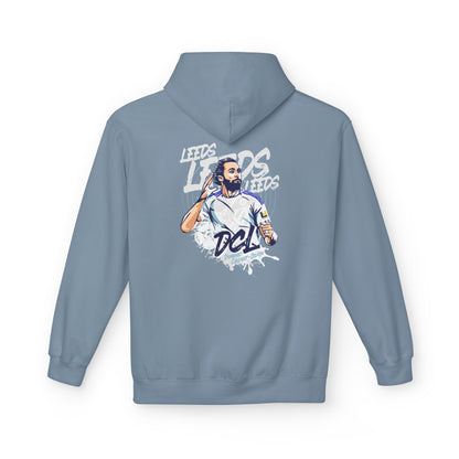 LUFC Softstyle Fleece Hoodie “LEEDS:  Dominic Calvert-Lewin” Midweight  Unisex - Lufcnews.co.uk