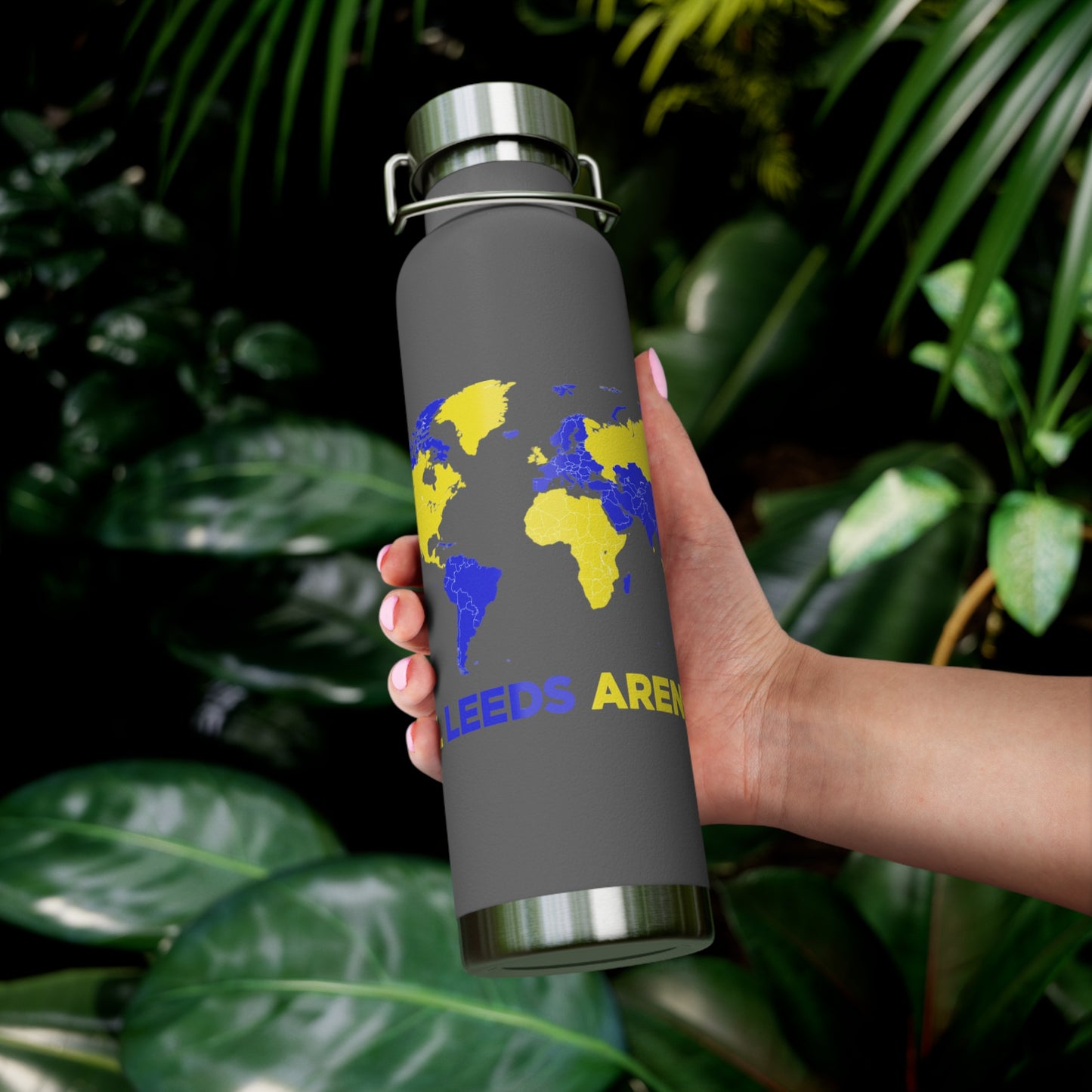 LUFC “All Leeds Aren’t We” Copper  Insulated Water Bottle: Eco-Friendly  Travel for True Fans