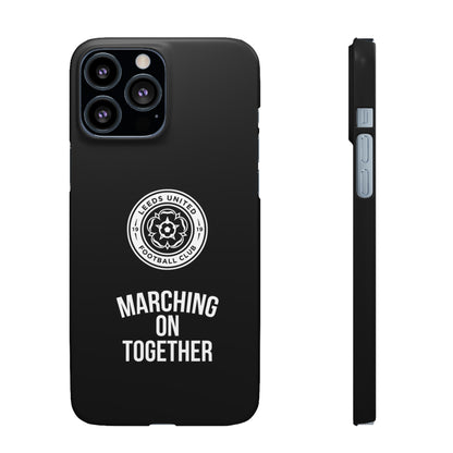 05 Snap Phone Case — "All Leeds Aren't We" Blue & Yellow Emblem