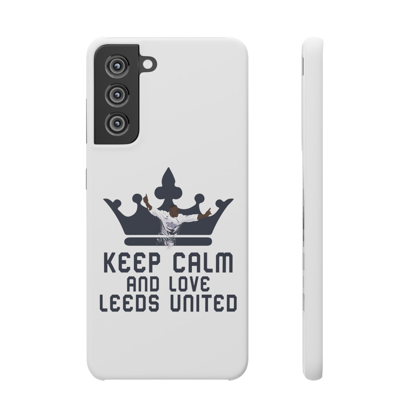 Funda para teléfono Snap - Mantenga la calma y ame al Leeds United