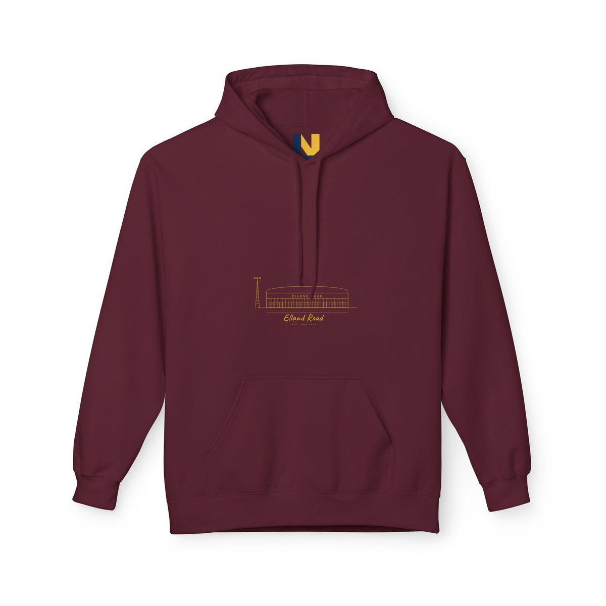 Elland Road Line Art Leeds Hoodie