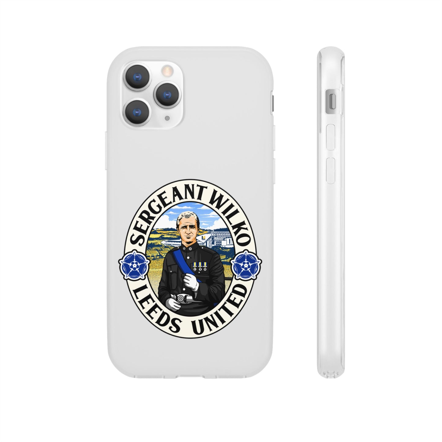 Leeds United 'SERGEANT WILKO'  Retro Football: Flexi Case