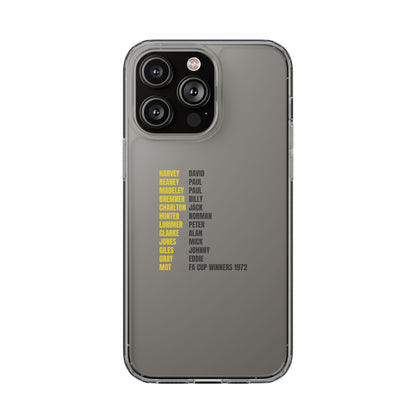 Clear Phone Case - 1972 FA Cup Winners