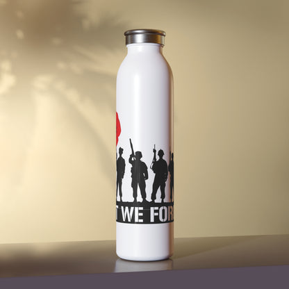 LUFC “Lest We Forget” Copper  Vacuum Insulated Bottle: Leeds  United Remembrance Edition
