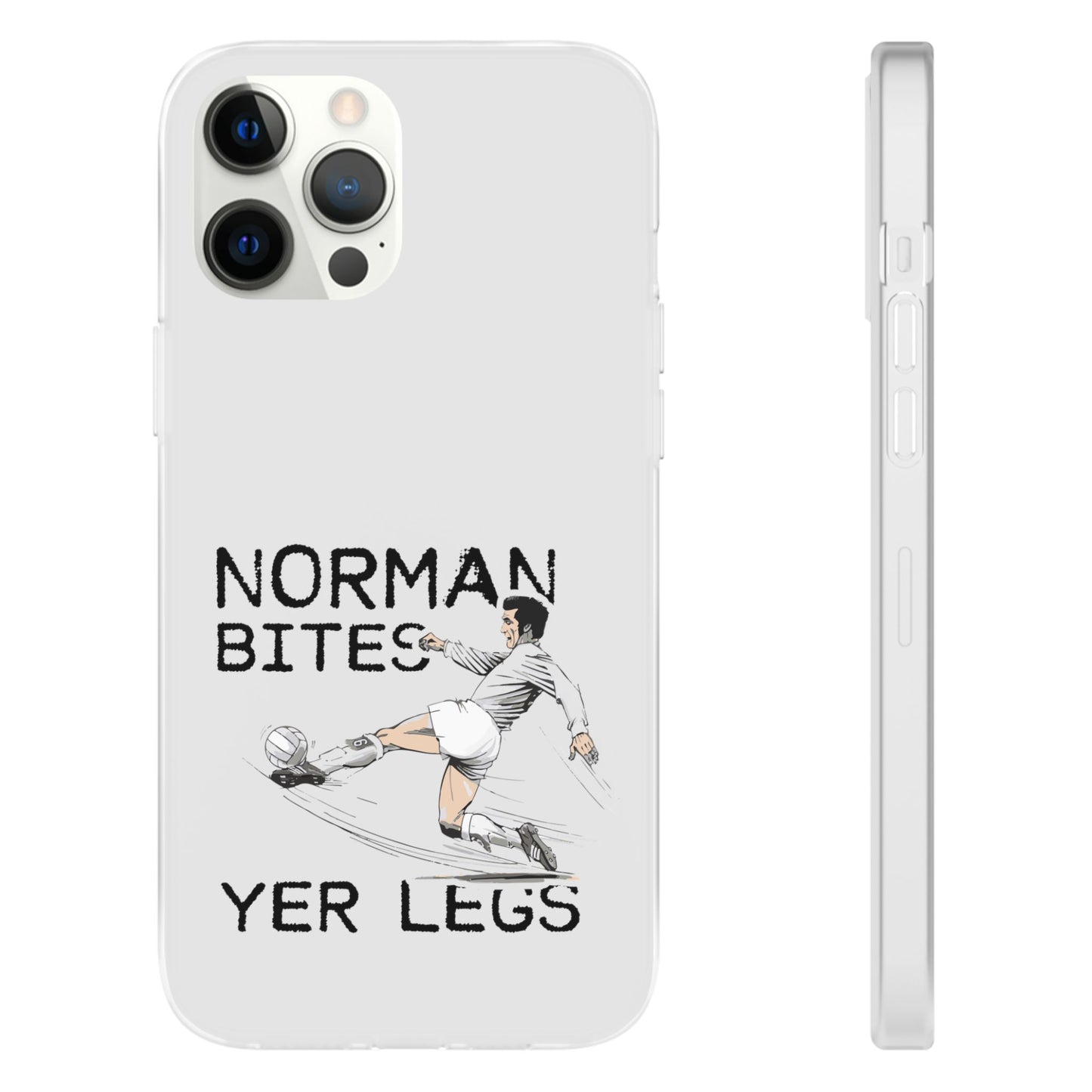 LUFC Norman Bites 'YER LEGS’ Flexi  Case