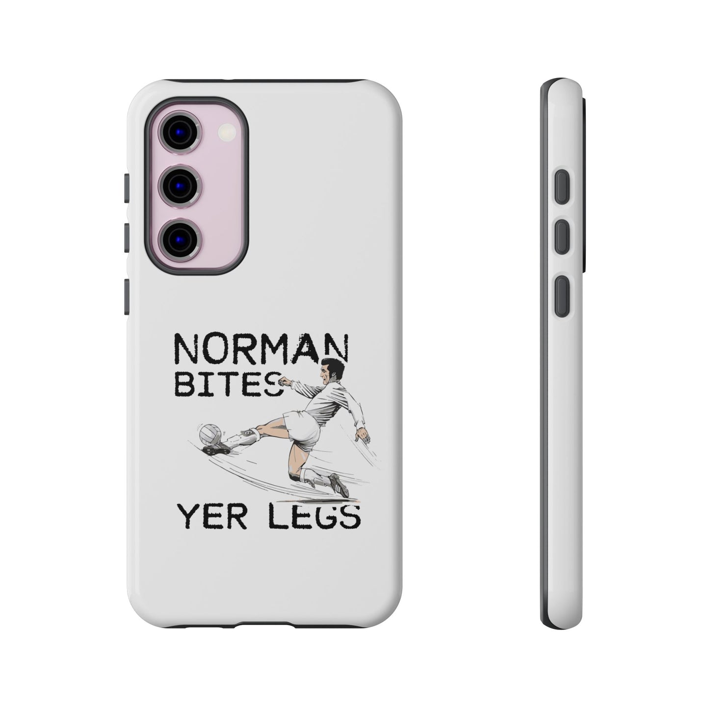Leeds United NORMAN BITES 'YER  LEGS' Phone Case