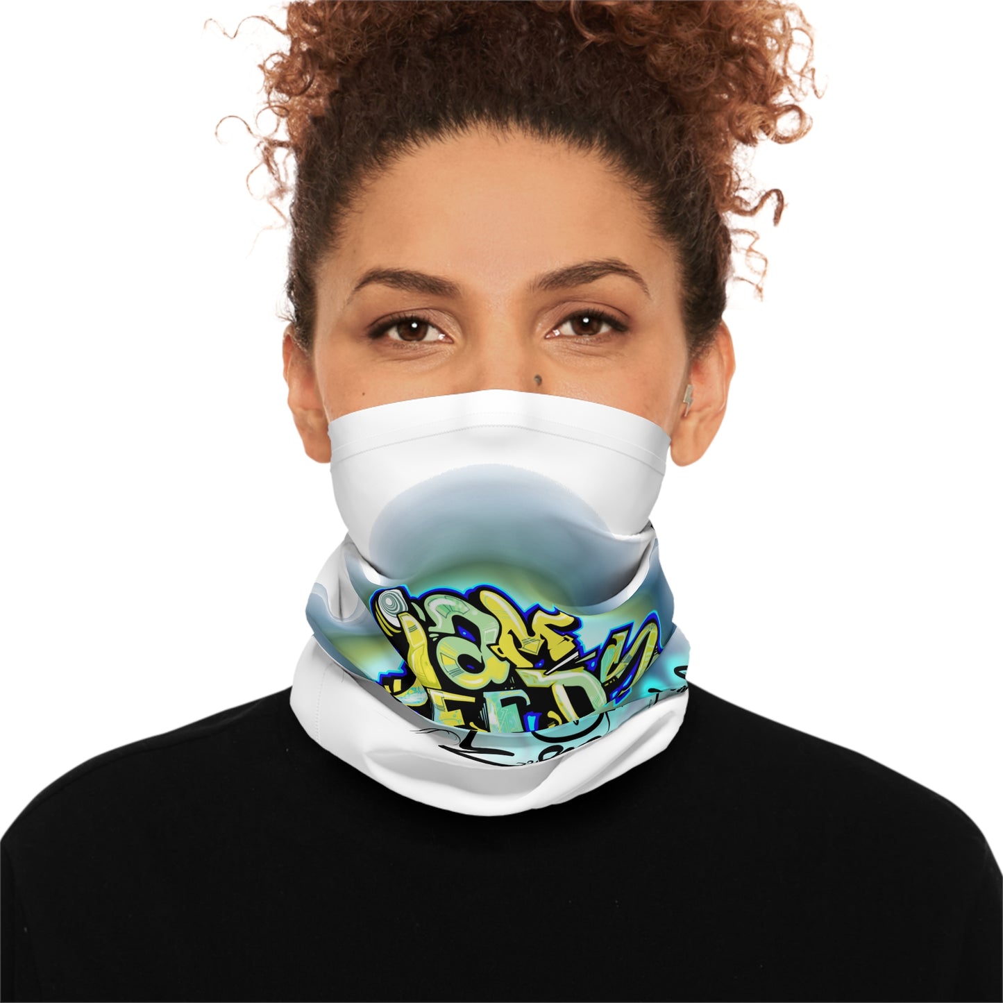 LUFC “I Am Leeds United” Winter  Neck Gaiter: Fleece-Lined Cold  Weather Essential