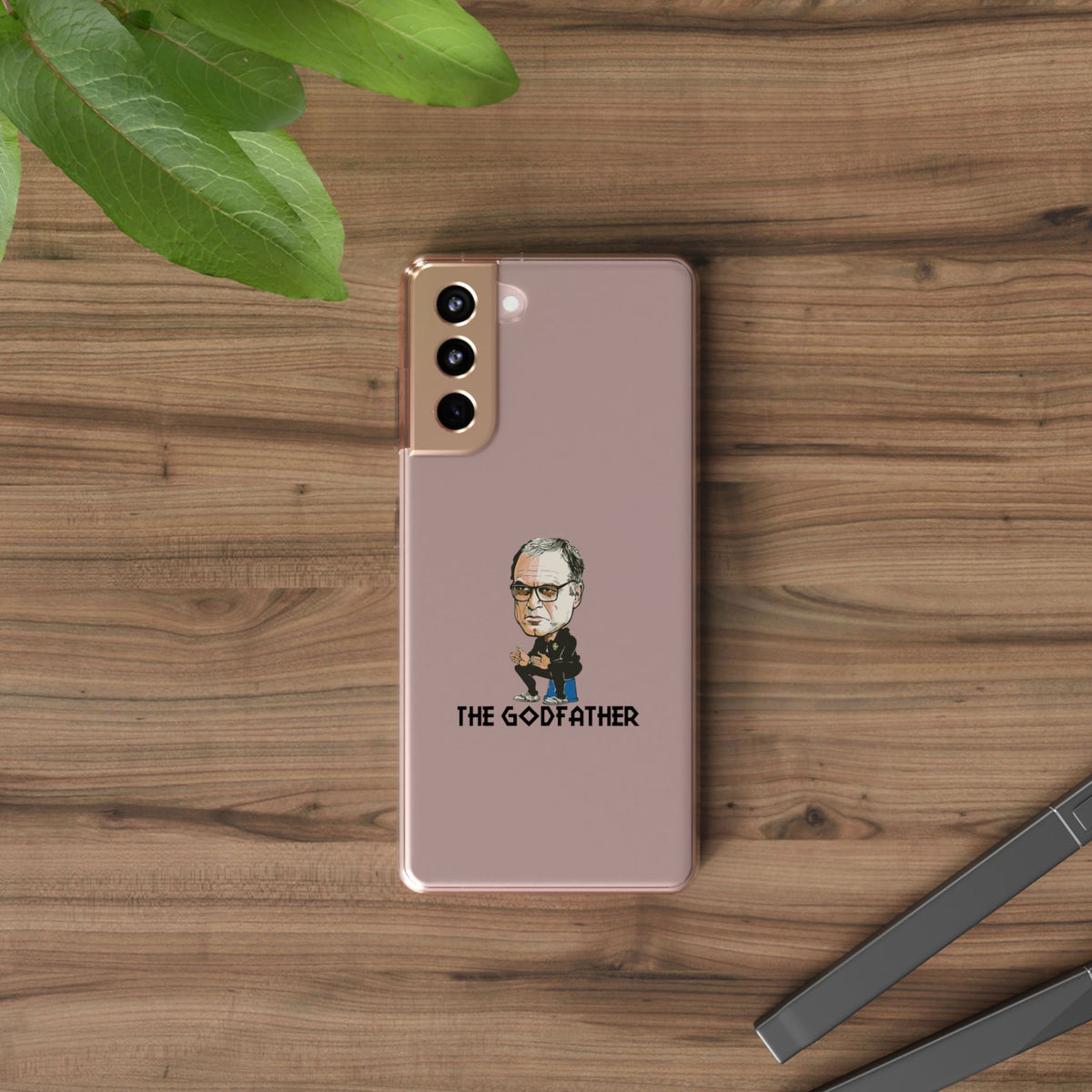 Clear Phone Case - Cartoon Bielsa the Godfather