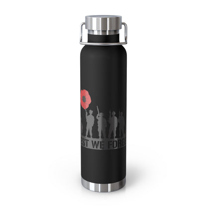 LUFC “Lest We Forget” Copper  Vacuum Insulated Bottle: Leeds  United Remembrance Edition