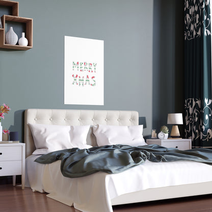 LUFC “Merry Xmas” Christmas  Design Logo Wall Art for Home &  Outdoors