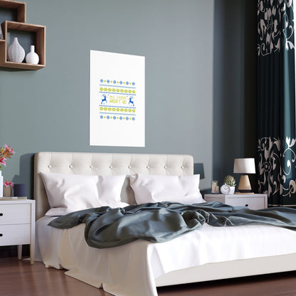 LUFC “All Leeds Aren’t We”  Christmas Design Wall Art for Home  & Outdoors