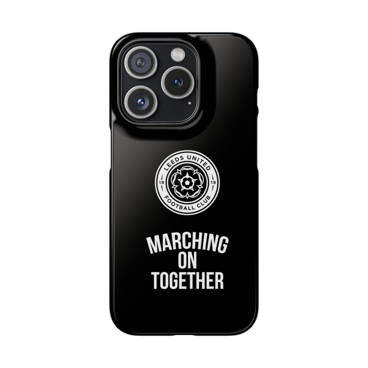 05 Snap Phone Case — "All Leeds Aren't We" Blue & Yellow Emblem