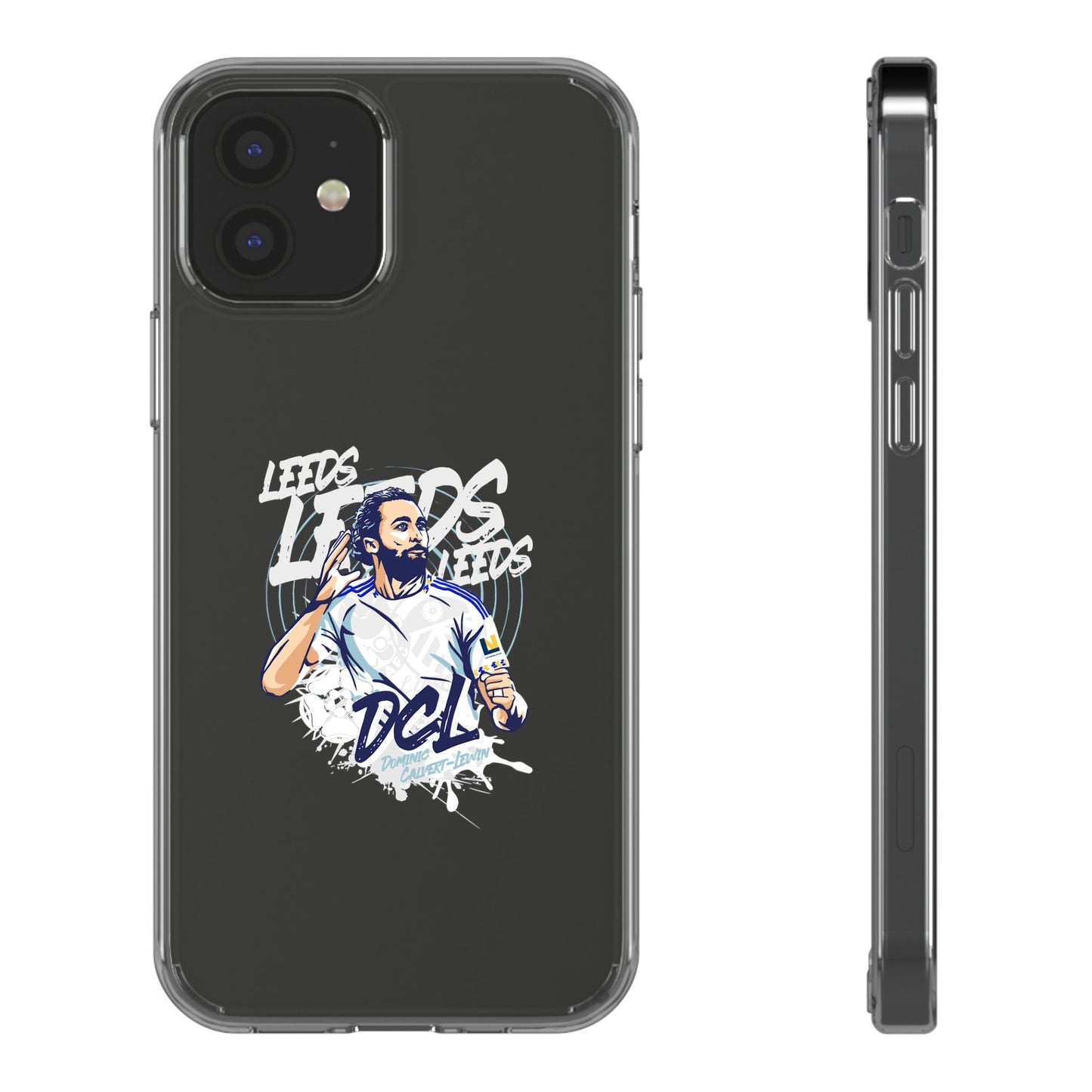 LUFC News “LEEDS: Dominic  Calvert-Lewin” Clear Phone Case - Lufcnews.co.uk