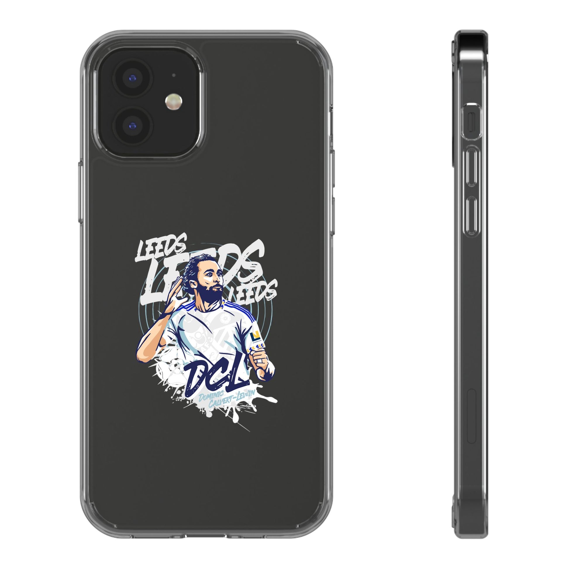 LUFC News “LEEDS: Dominic  Calvert-Lewin” Clear Phone Case - Lufcnews.co.uk