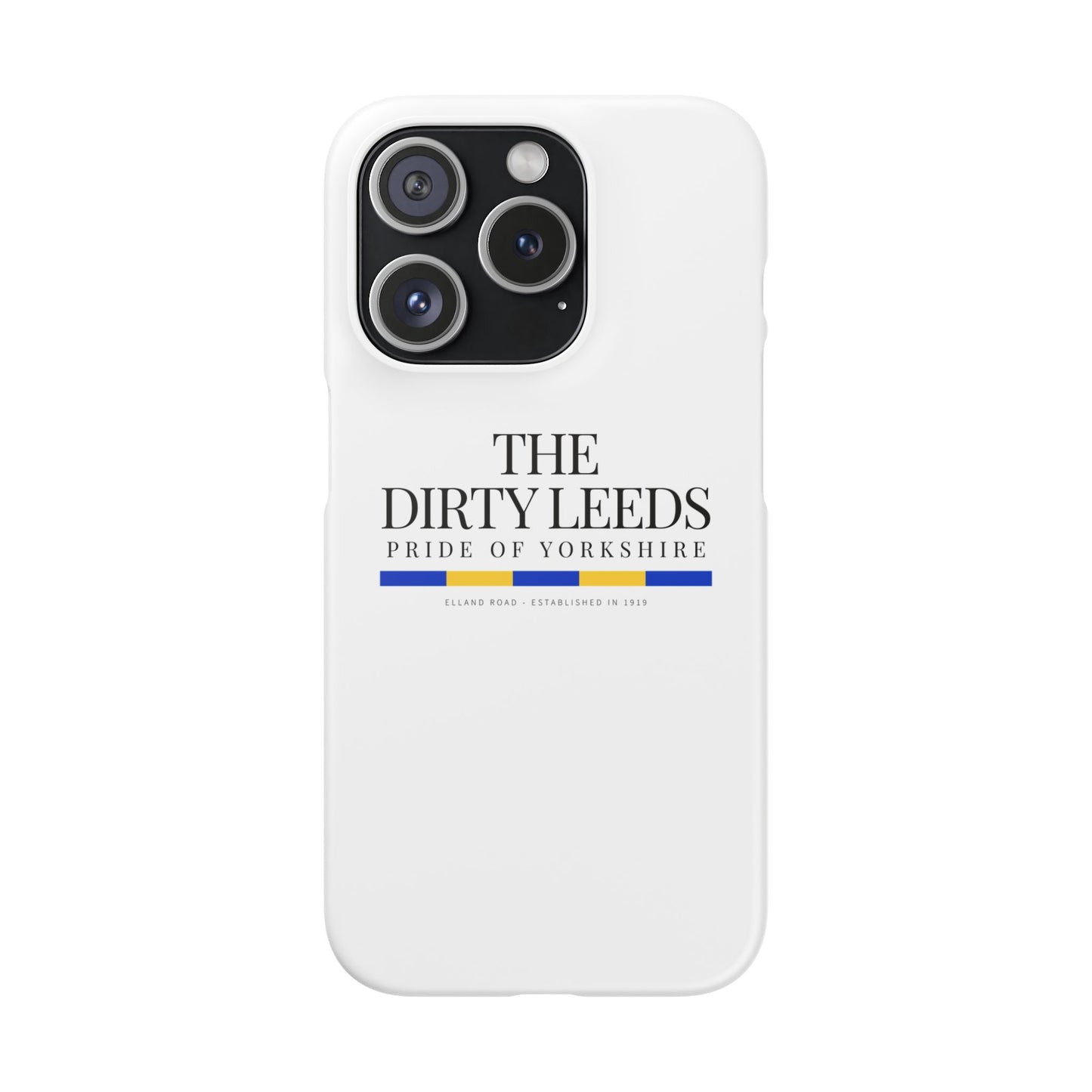 LUFC “The Dirty Leeds: Pride of  Yorkshire” Snap Case
