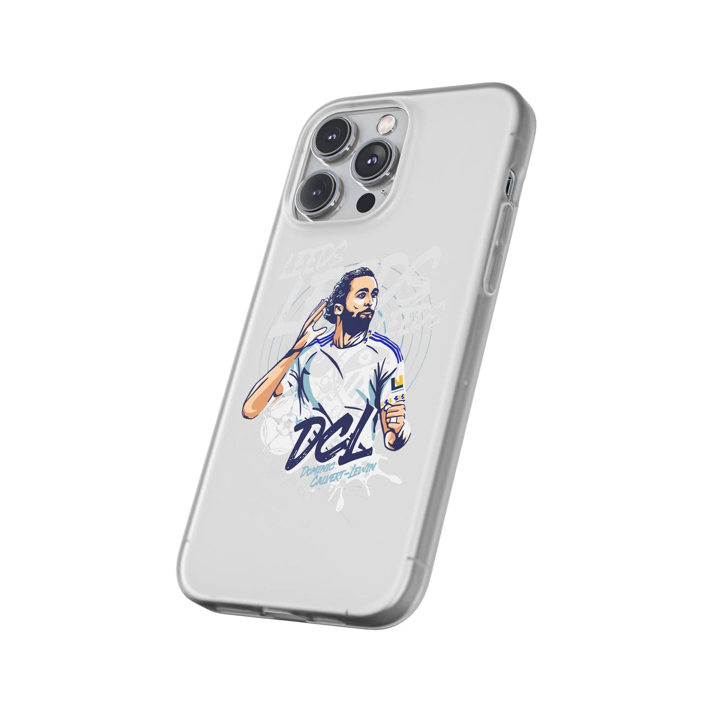 LUFC News “LEEDS: Dominic  Calvert-Lewin” Flexi Case - Lufcnews.co.uk