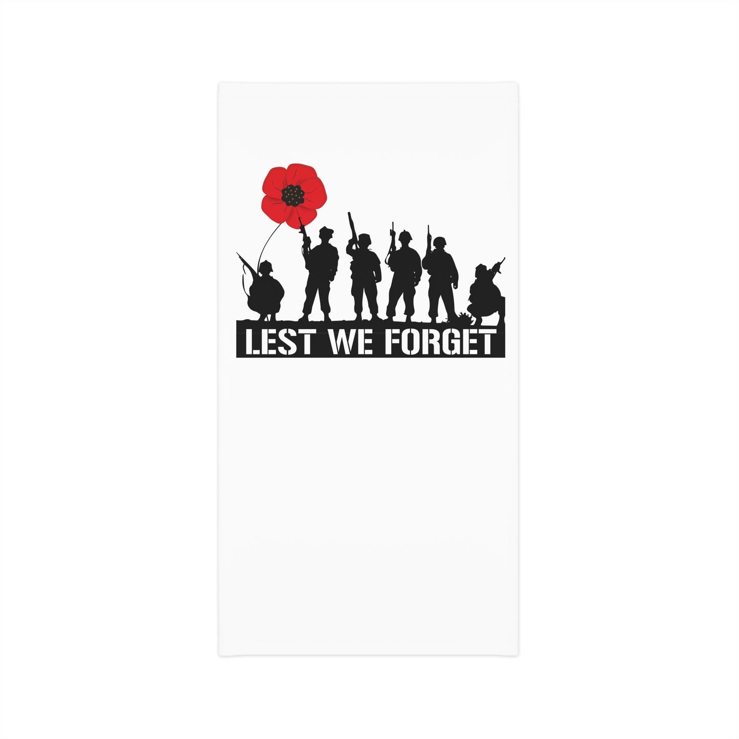 LUFC “Lest We Forget” Winter Neck  Gaiter: Fleece-Lined Cold Weather  Essential