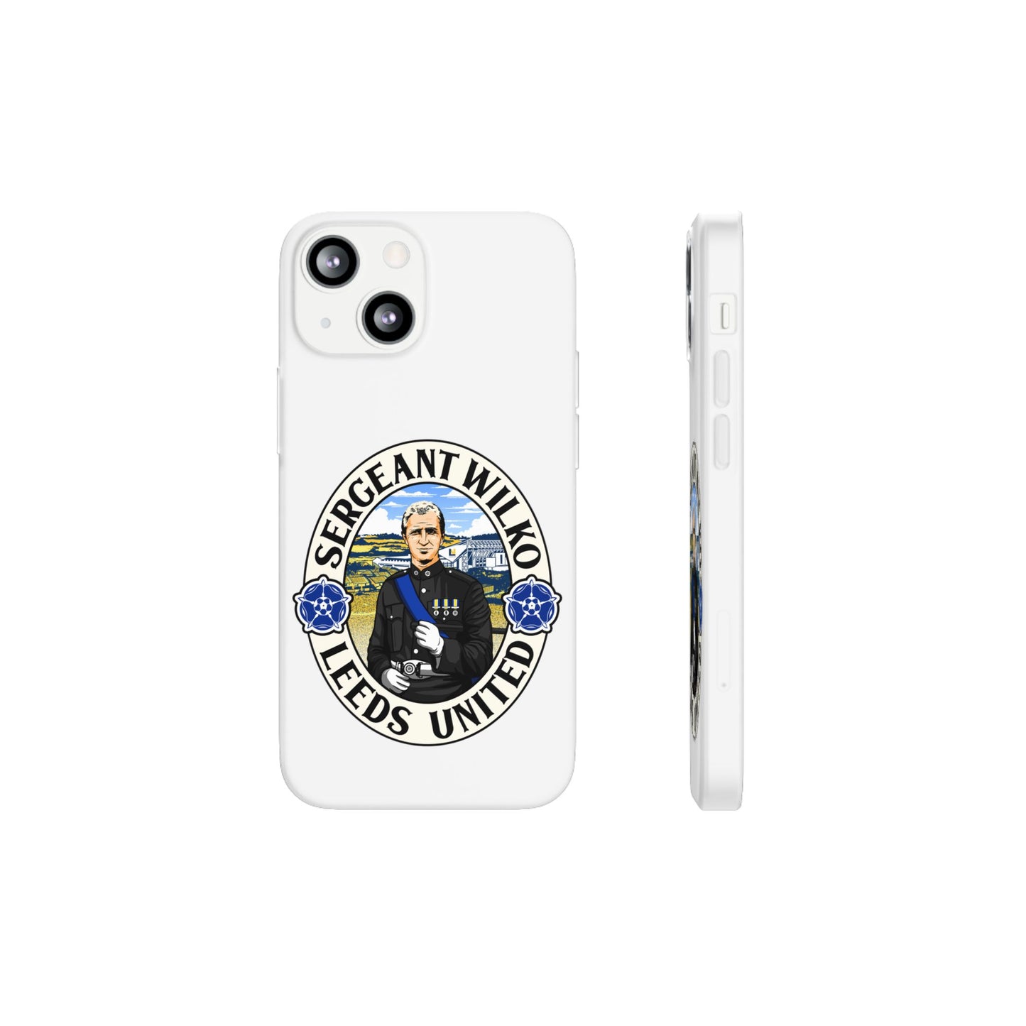 Leeds United 'SERGEANT WILKO'  Retro Football: Flexi Case