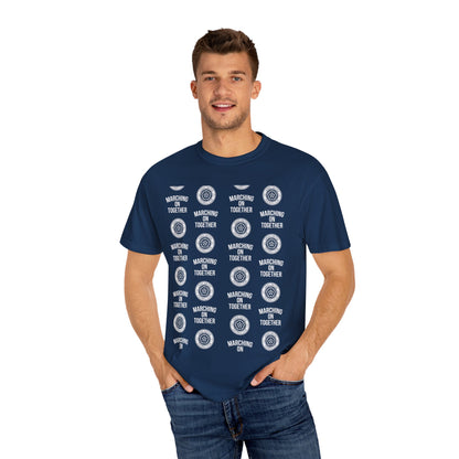 LUFC News Graphic Tee Garment-Dyed Unisex T-Shirt