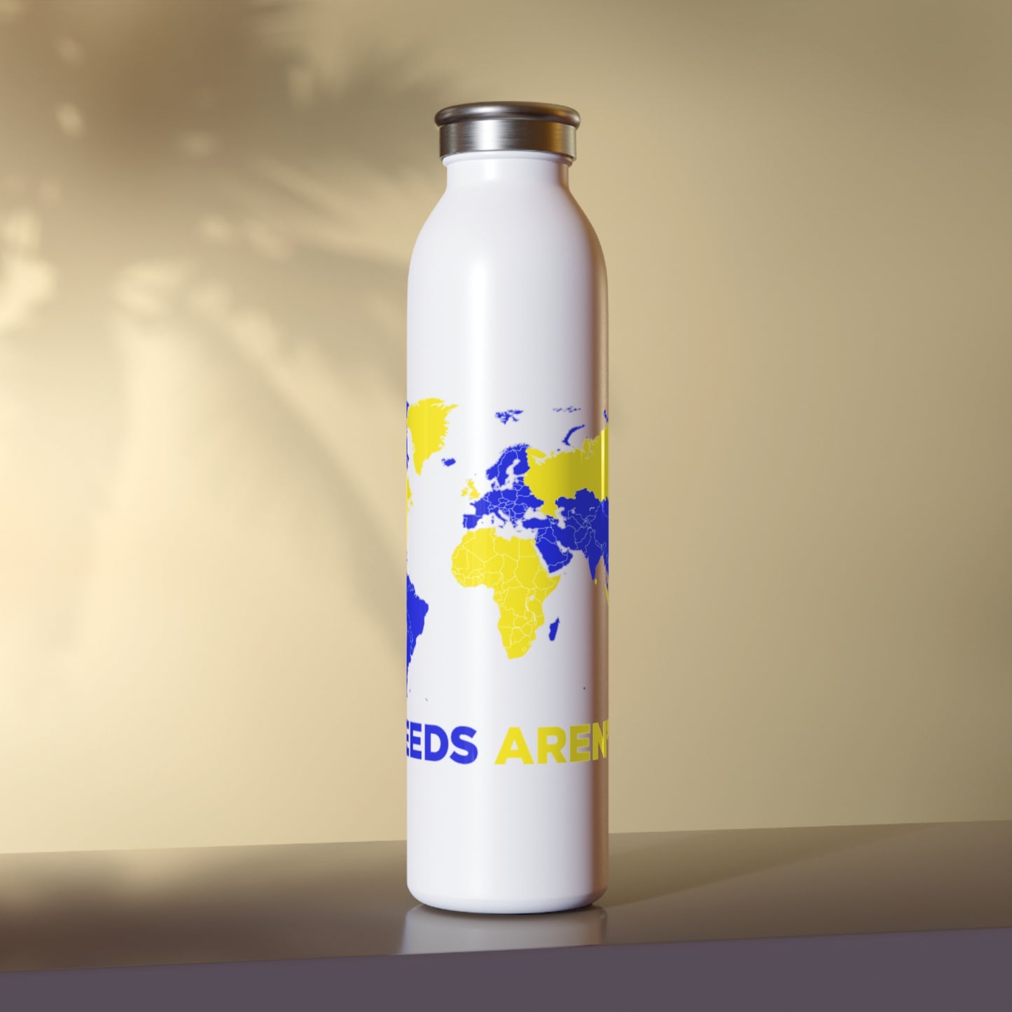 LUFC “All Leeds Aren’t We” Copper  Insulated Water Bottle: Eco-Friendly  Travel for True Fans