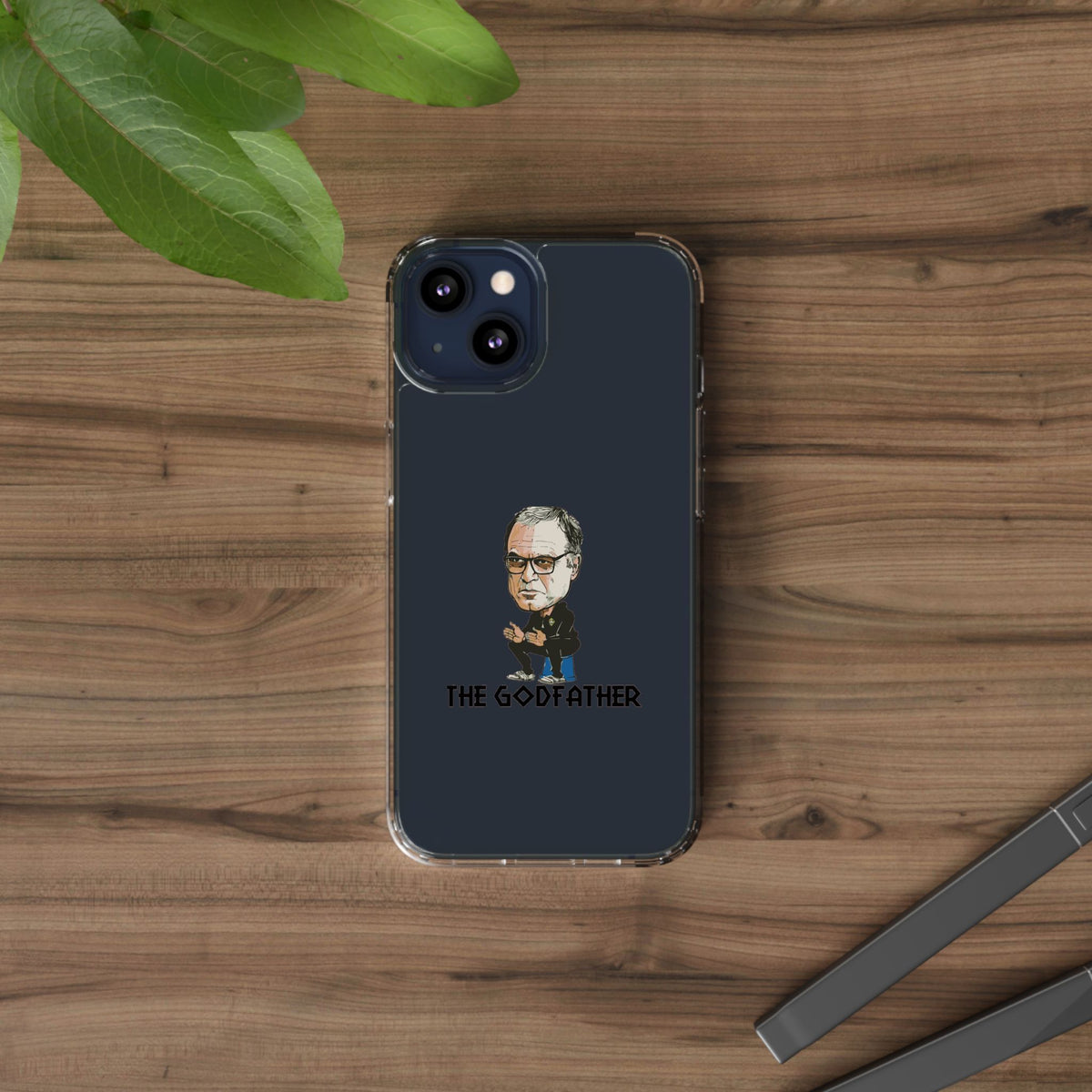 Clear Phone Case - Cartoon Bielsa the Godfather