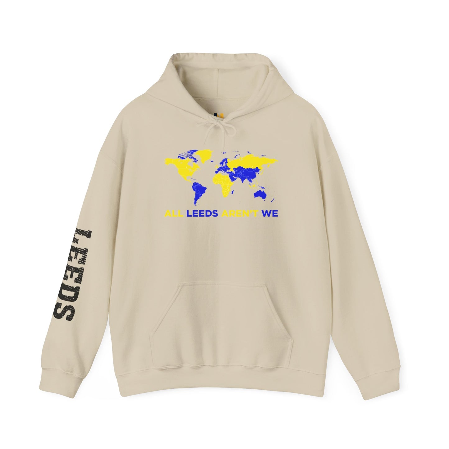 LUFC World Map Hoodie Heavy  Blend™ Unisex