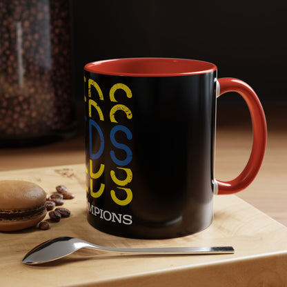 Leeds United “The Champions” Accent  Mug