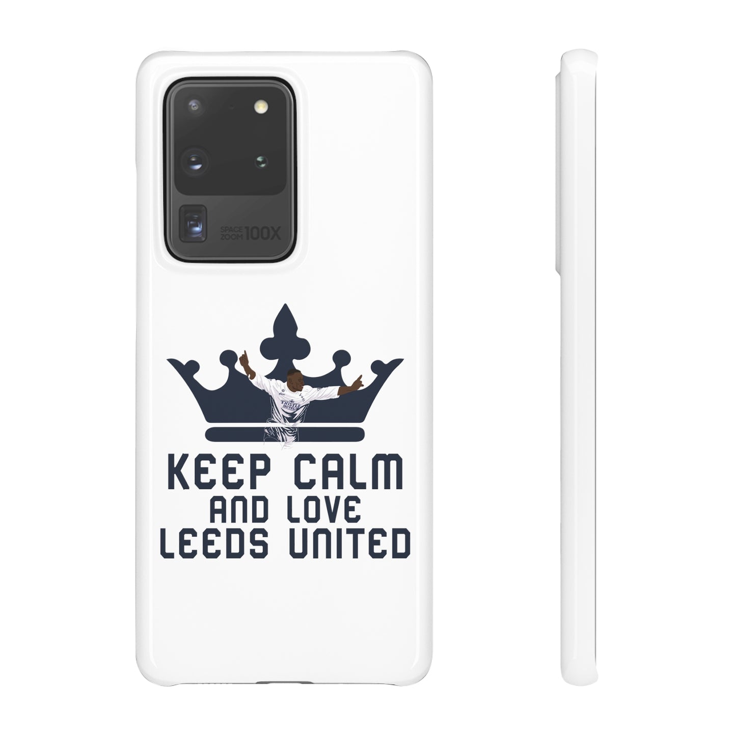 Funda para teléfono Snap - Mantenga la calma y ame al Leeds United