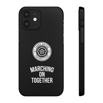 05 Snap Phone Case — "All Leeds Aren't We" Blue & Yellow Emblem