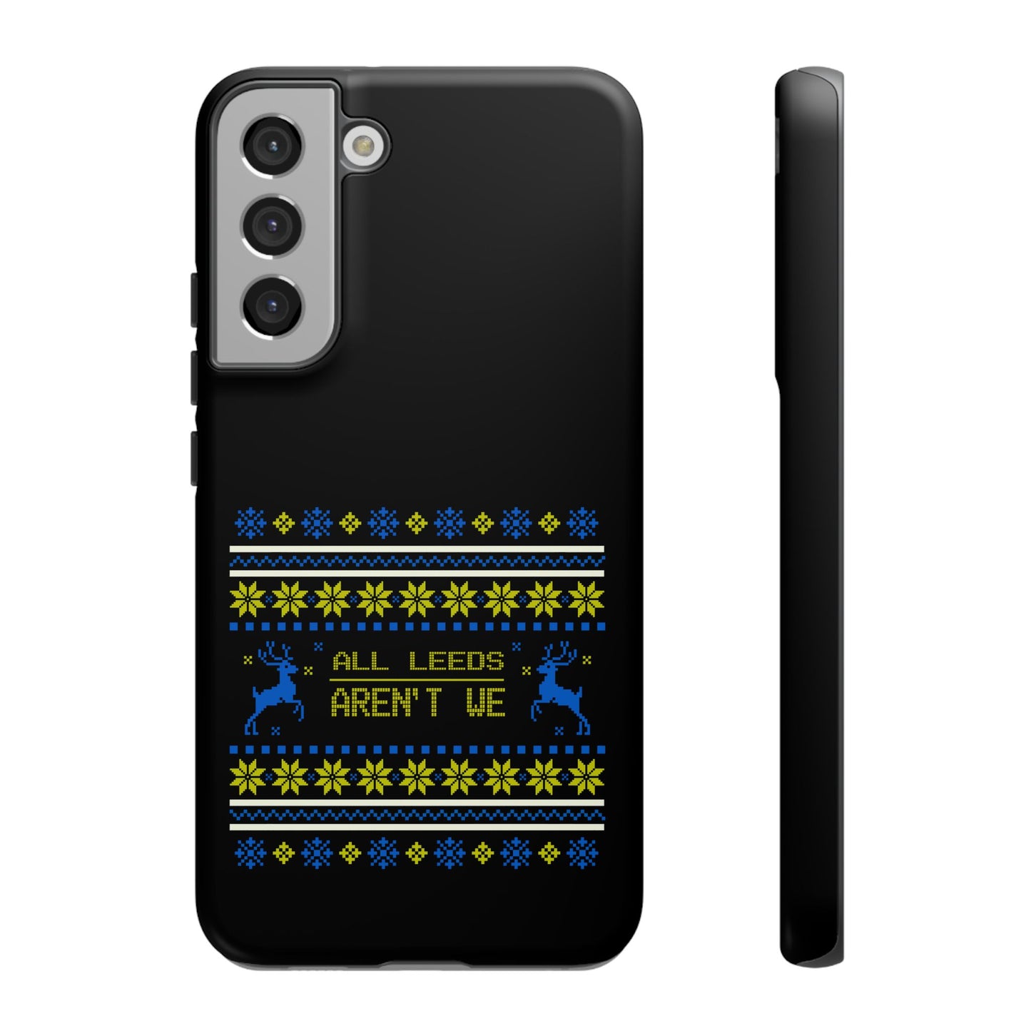LUFC 'All Leeds Aren't We' Phone  Case: Christmas Edition