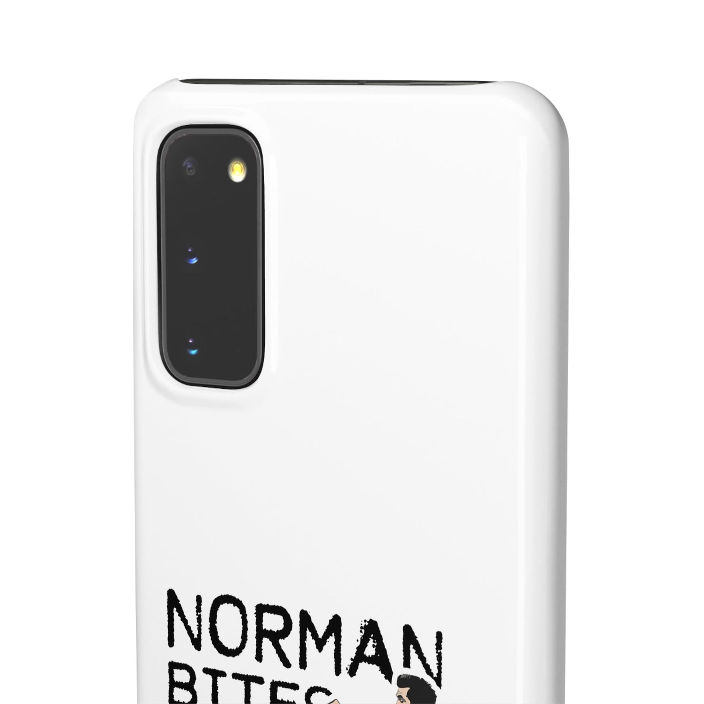 Leeds United Norman Bites "YER  LEGS" Snap Case