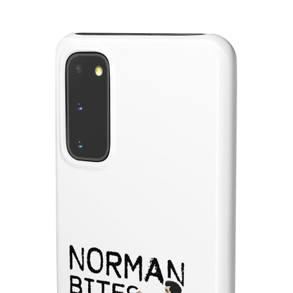 Leeds United Norman Bites "YER  LEGS" Snap Case