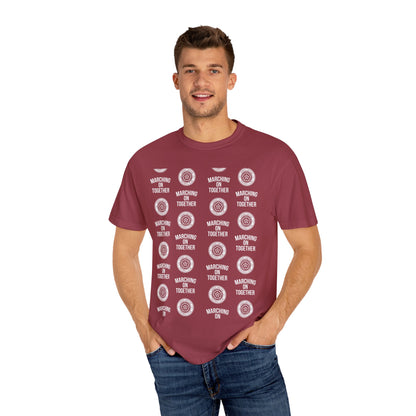 LUFC News Graphic Tee Garment-Dyed Unisex T-Shirt