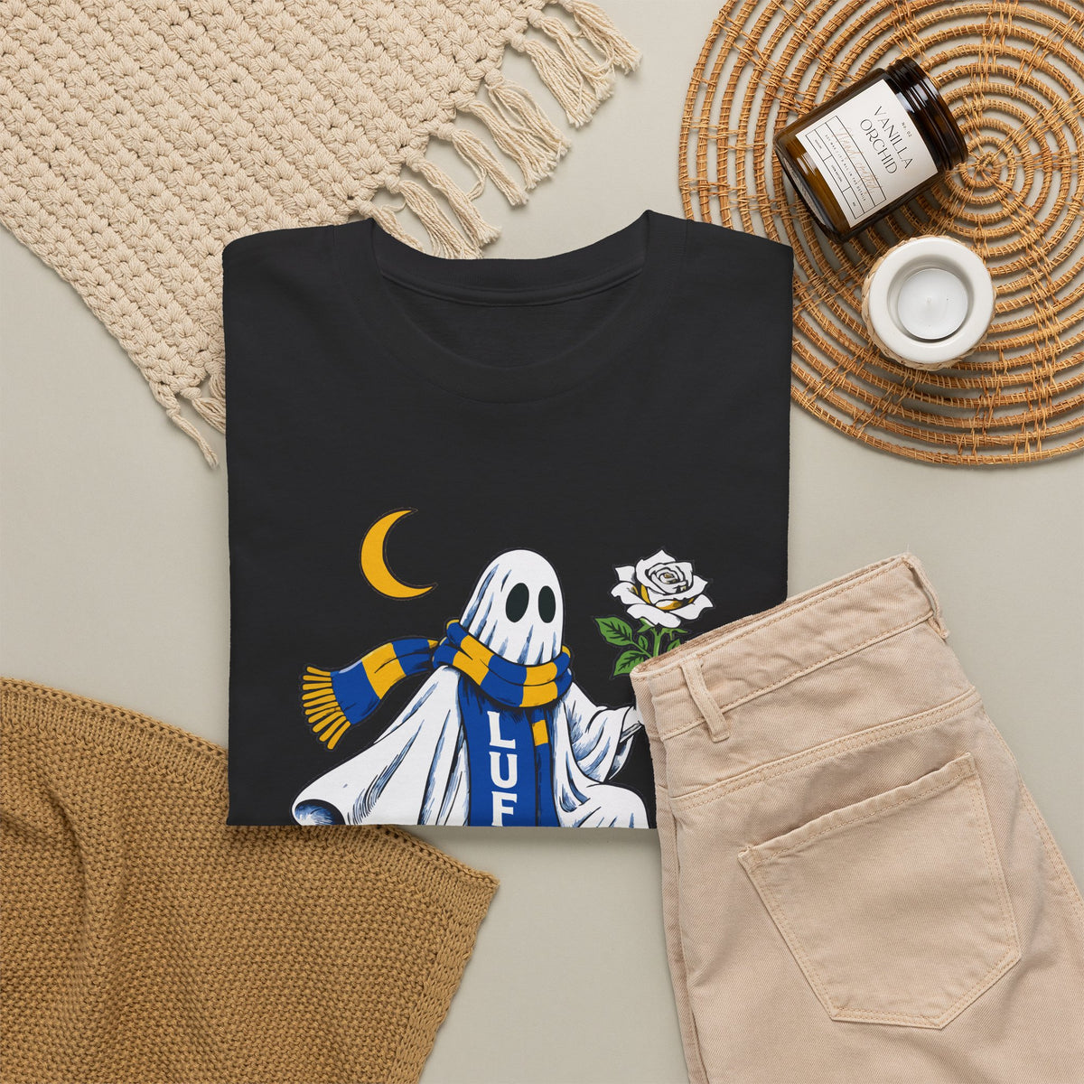 White Rose Phantom Halloween Leeds T-Shirt