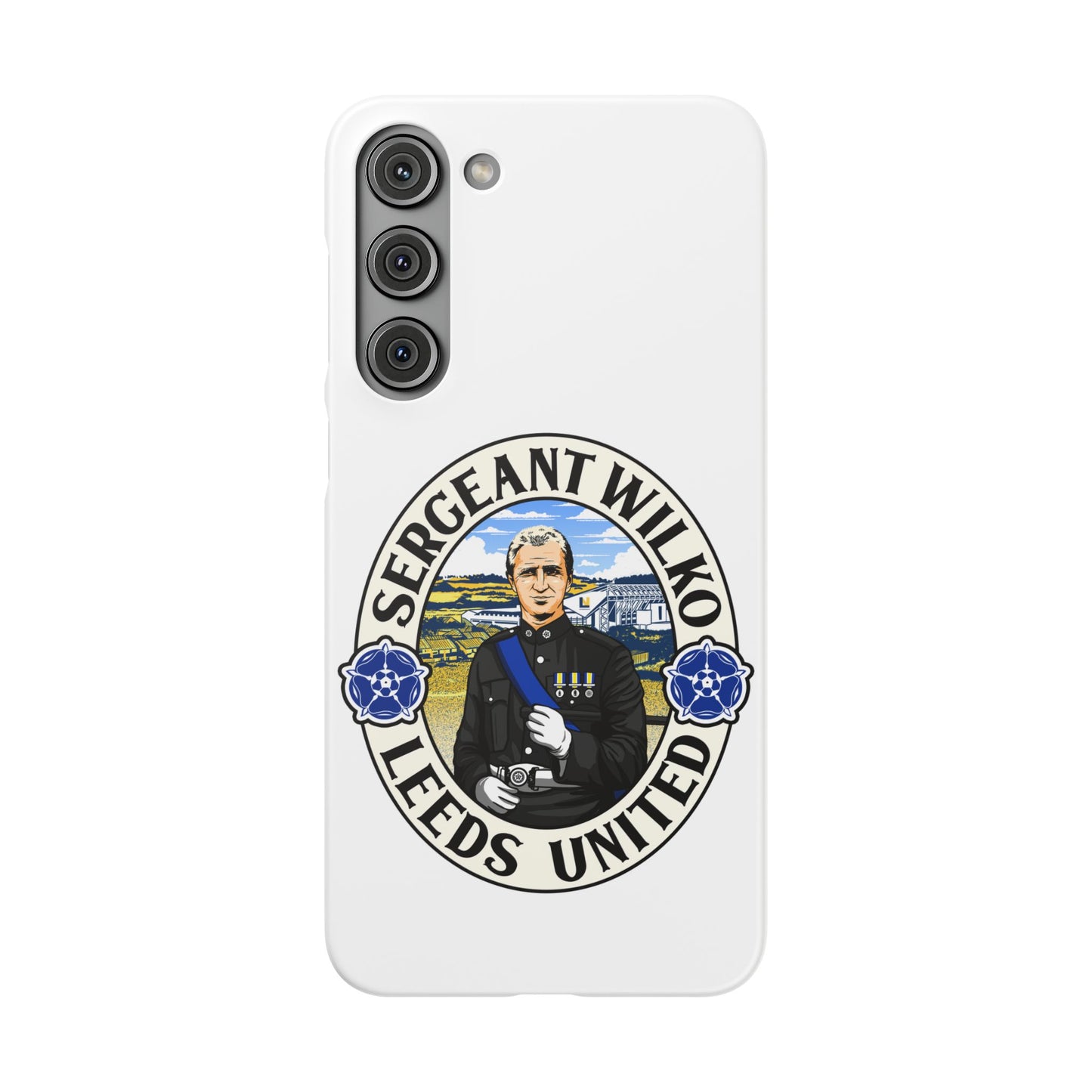 LUFC "SERGEANT WILKO" Leeds  United: Snap Case