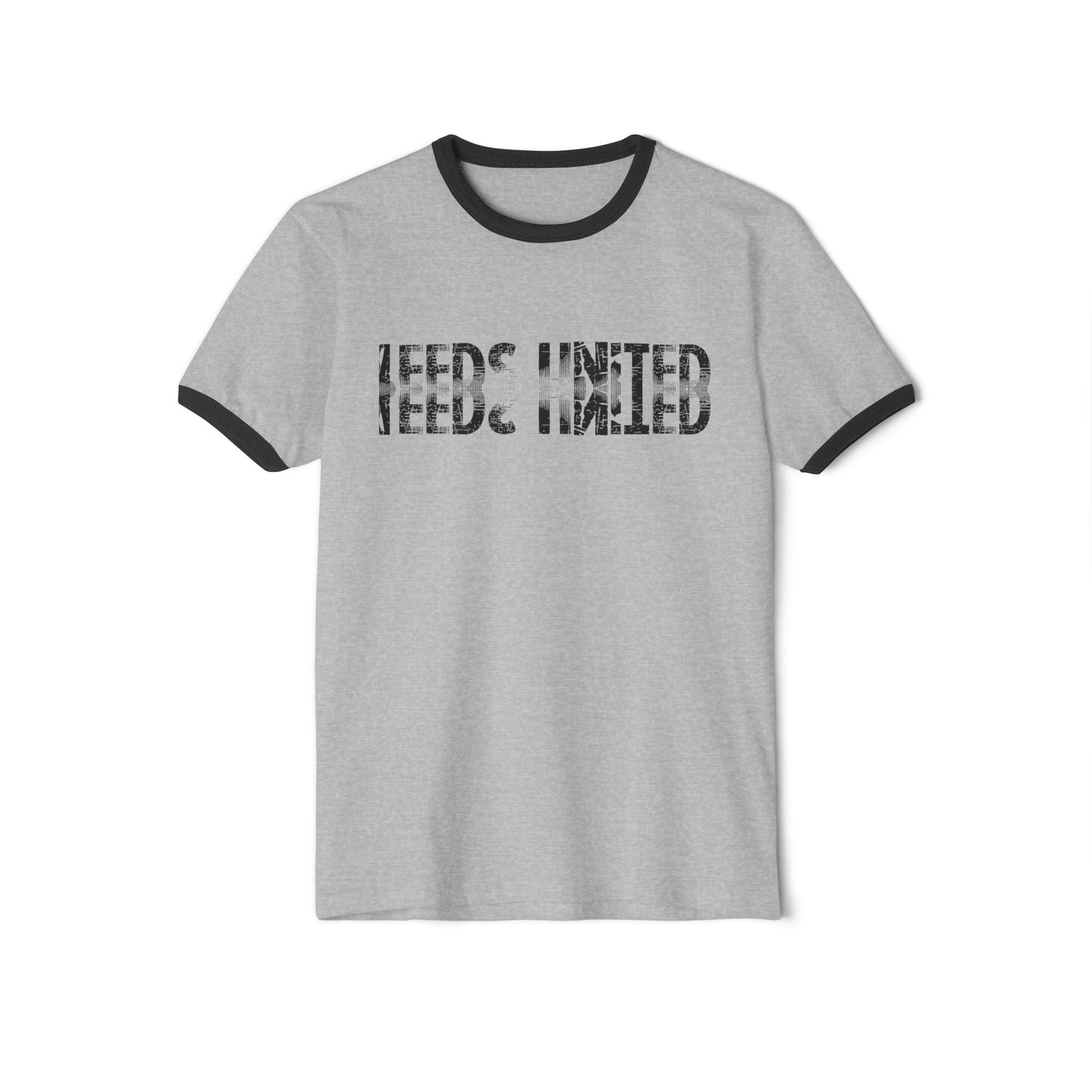 Leeds United Vintage Ringer Tee:  Unisex Retro Edition