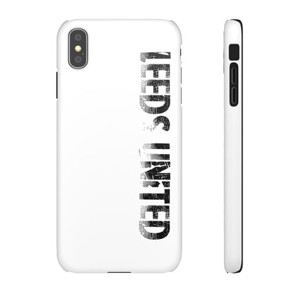 04 Snap Phone Case — "All Leeds Aren't We" Blue & Yellow Emblem